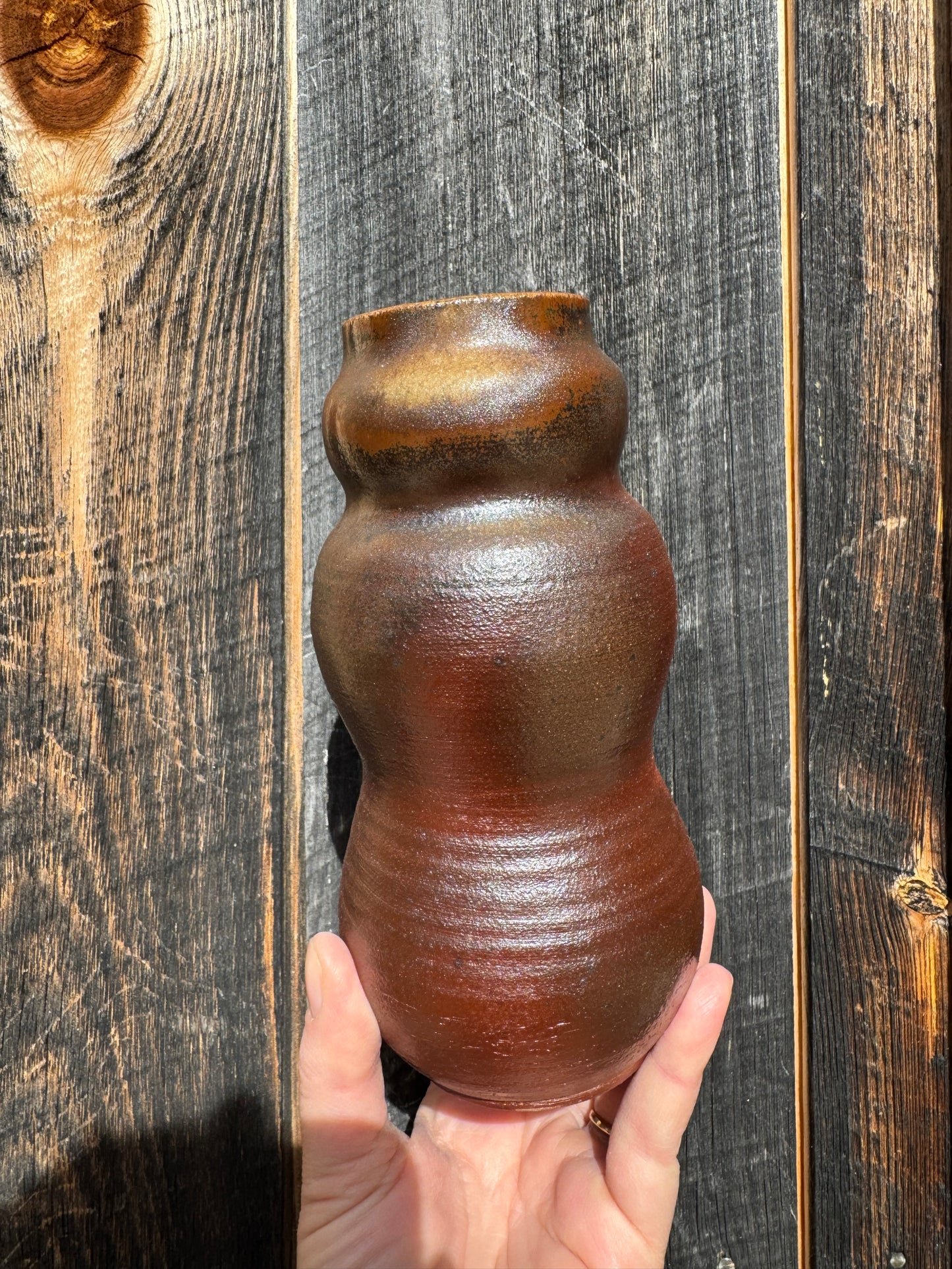 Wood fired vases